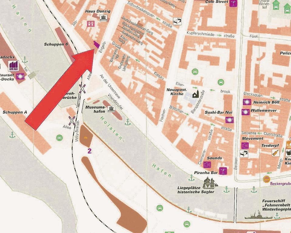 Likedeeler Am Stadthafen Lübeck Rom bilde